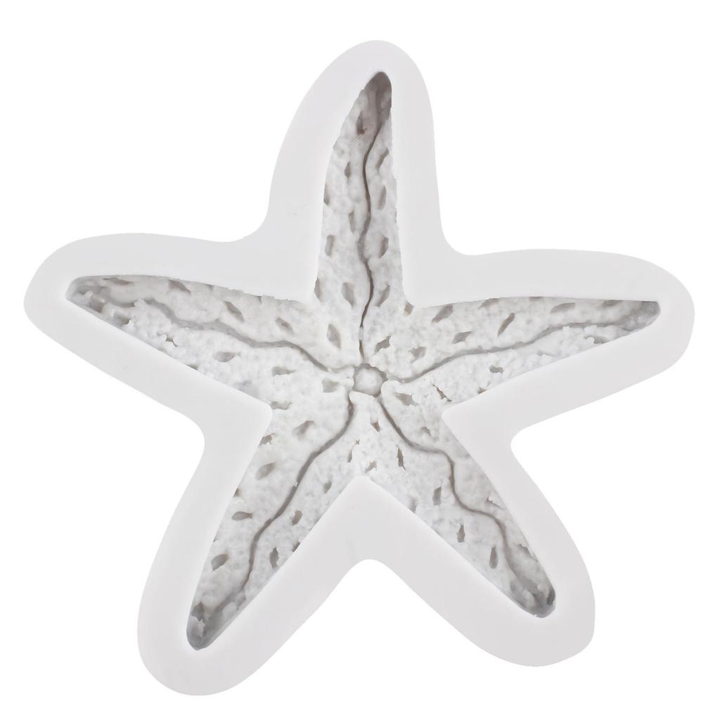 Starfish Silicone Mold Starfish Fondant Molds Cake Decorating Tools Cupcake Topper Candy Resin Clay Chocolate Gumpaste Mold