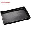 Huihuang Retro Black Rectangular Serving Tray