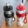 316 Stainless Steel Cartoon Panda Vacuum Cup With Lifting Rope Children Vacuum Cup Car Cup