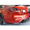 Для BMW 4 серии F32 F33 Стиль M4 2013-2016 Высококачественный АБС-пластик Задний бампер автомобиля Спойлер-губа Комплект обвеса Глянцевый черный Под карбон