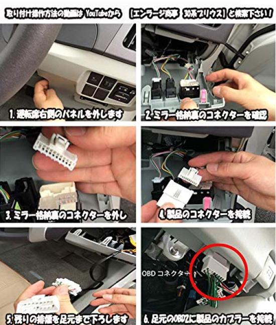 Econlineshop Увеличить Торговля Совместимый с Toyota Prius 30 Серии Совместимый Автоматические Дверные Замки Комплект Складывания Зеркал Автоматические Электростеклоподъемники (Econlineshop) Компания,