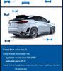 Карбоновый обвес для Lexus RX300 20-22: Передний сплиттер, Накладки на противотуманные фары, Задний диффузор, Расширители арок, Пороги