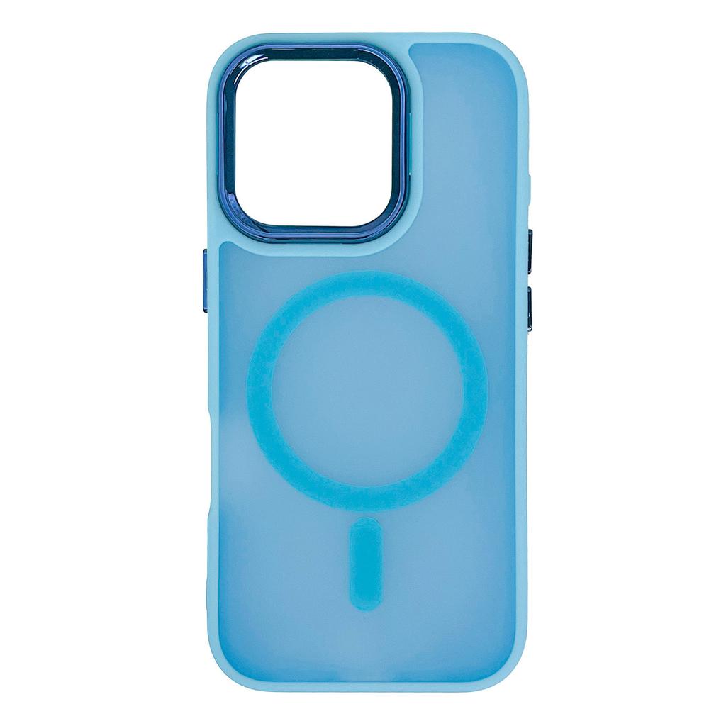 iPhone 16 Pro Max Light Blue MagSafe Magnetic Case by Hurtel