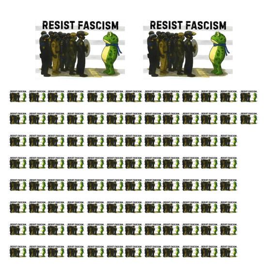 Набор наклеек «Портлендский лягушонок-протестующий» Водонепроницаемые виниловые наклейки на бампер Портленд Ярость Сопротивление Юмор Лягушки