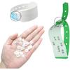 100 Pack Hospital Wristbands Snap Buckle Disposable Secure Lock Clip for Vinyl Wristband Events Wrist Band Concert Waterpark Party Bracelet Festival