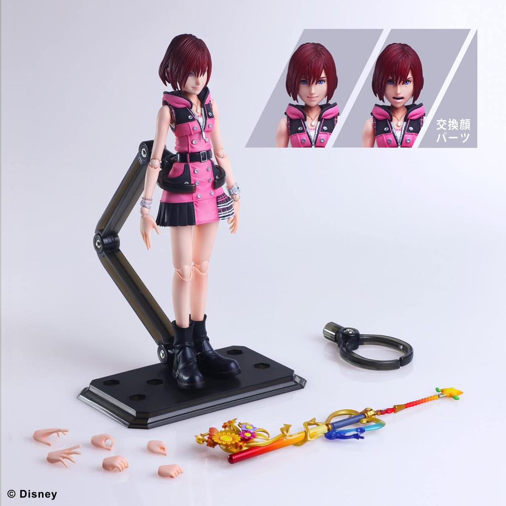 Square Enix KINGDOM HEARTS III Play Arts Kai Kairi PVC Painted Movable Figure