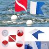 Трубки для плавания Предупреждающие флаги для дайвинга Защита от солнца Морская активность Индикаторы безопасности Подводная активность