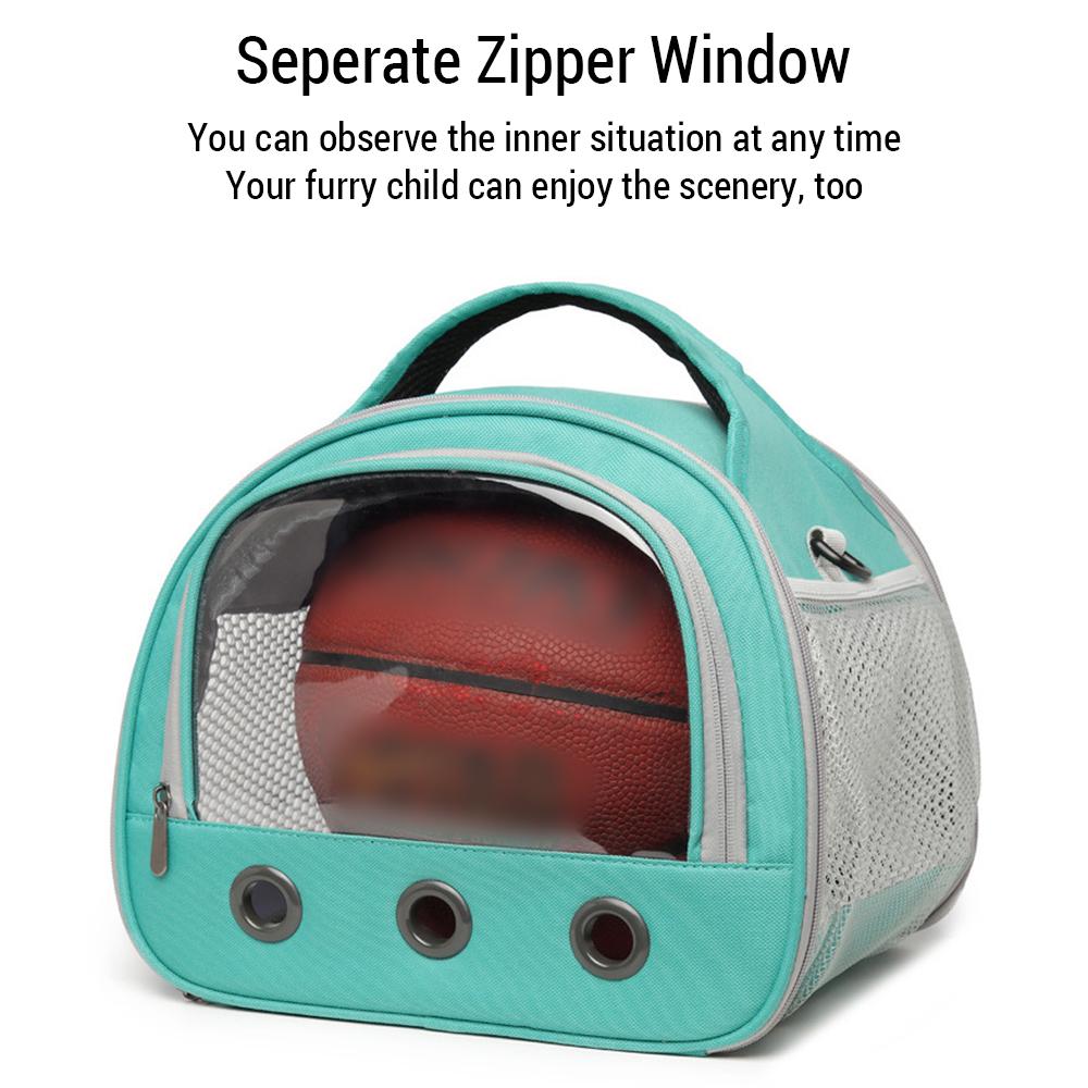 Портативная сумка-переноска для мелких животных, дышащая морская свинка, сумка для переноски кроликов на плечевом ремне с прозрачным окном