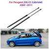 Для Peugeot 206 CC Кабриолет 2000 -2011 Автомобиль Задняя Дверь Багажник Крышка Багажника Газовые Амортизаторы Подъемная Стойка Амортизаторы 8731F2 9637115080