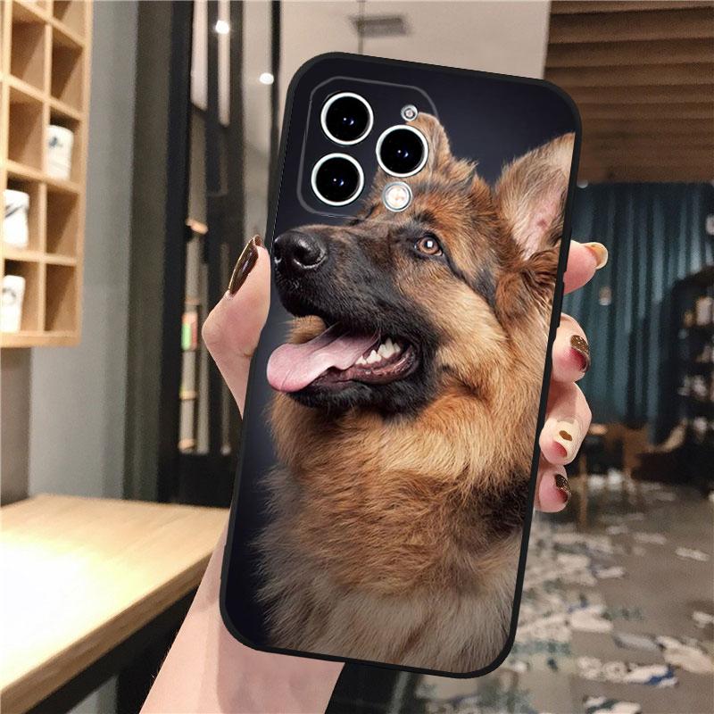 Чехол для телефона с немецкой овчаркой для iPhone Samsung Galaxy Redmi Xiaomi Oppo OnePlus Note SA 7 8 9 10 11 12 13 14 20 21 22 23 53 54 Pro Max Plus Ultra