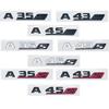 ABS Для Mercedes Benz A35 45 43 AMG W177 W176 A35 A45 A45S TURBO 4MATIC Наклейки-эмблемы с буквами на багажник автомобиля Аксессуары