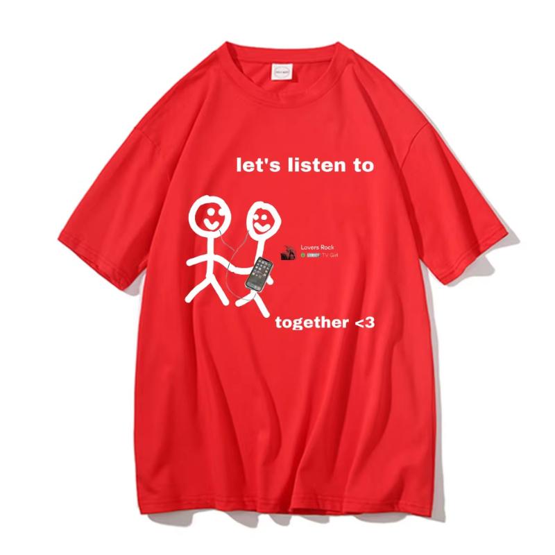 TV Girl Tshirt Unisex French Exit Album Tshirt Gift for Indie Music Fan Tee Lovers Rock Simple Drawing Music Band Graphic Shirt