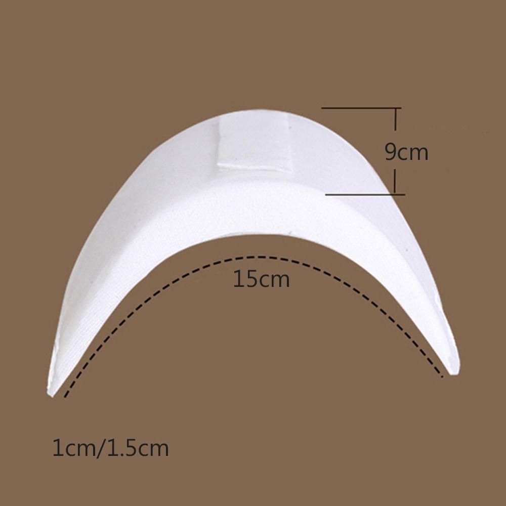 Accessories Shoulder Pad Foam Sponge Shoulder Pads Covered Set-in Sewing Shoulder Pad  With Hook