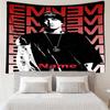 Custom Name Eminem Print Tapestry, Backdrop, Easy Setup, Ideal for Bedroom, Office & Living Room, with Aesthetic Wall Hanging Decor.