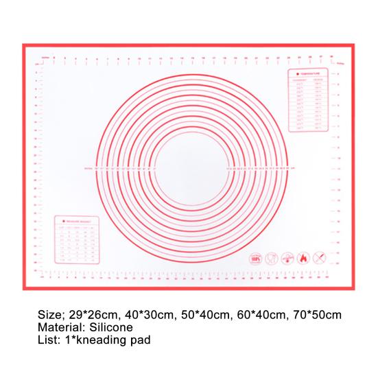 Портативный инновационный пищевой коврик для раскатки теста для кухни