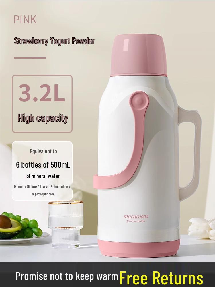 Large Capacity Insulated Thermos Flask for Dorms and Homes – Hot Water and Tea Bottle