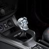 Universal Skull Head Gear Lever Gear Shifts Knob Skeleton Shape Gear Shift Knob Manual Transmission LED Light Gear Shifts Knob