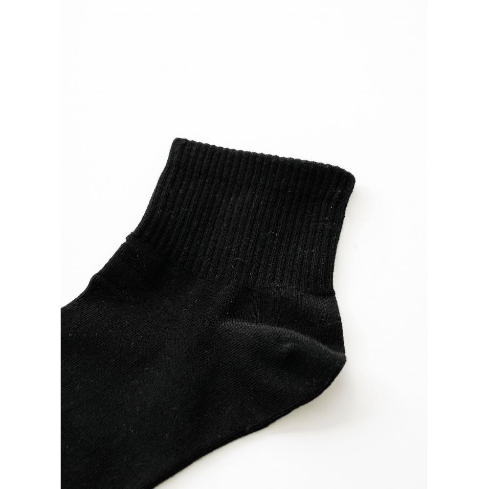 Носки DaiSo Kikiya мужские S с укрепленным носком и кромкой черного цвета