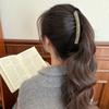 Геометрическая ацетатная клипса-банан большого размера Заколка для волос Милая заколка для волос с леопардовым принтом Женская