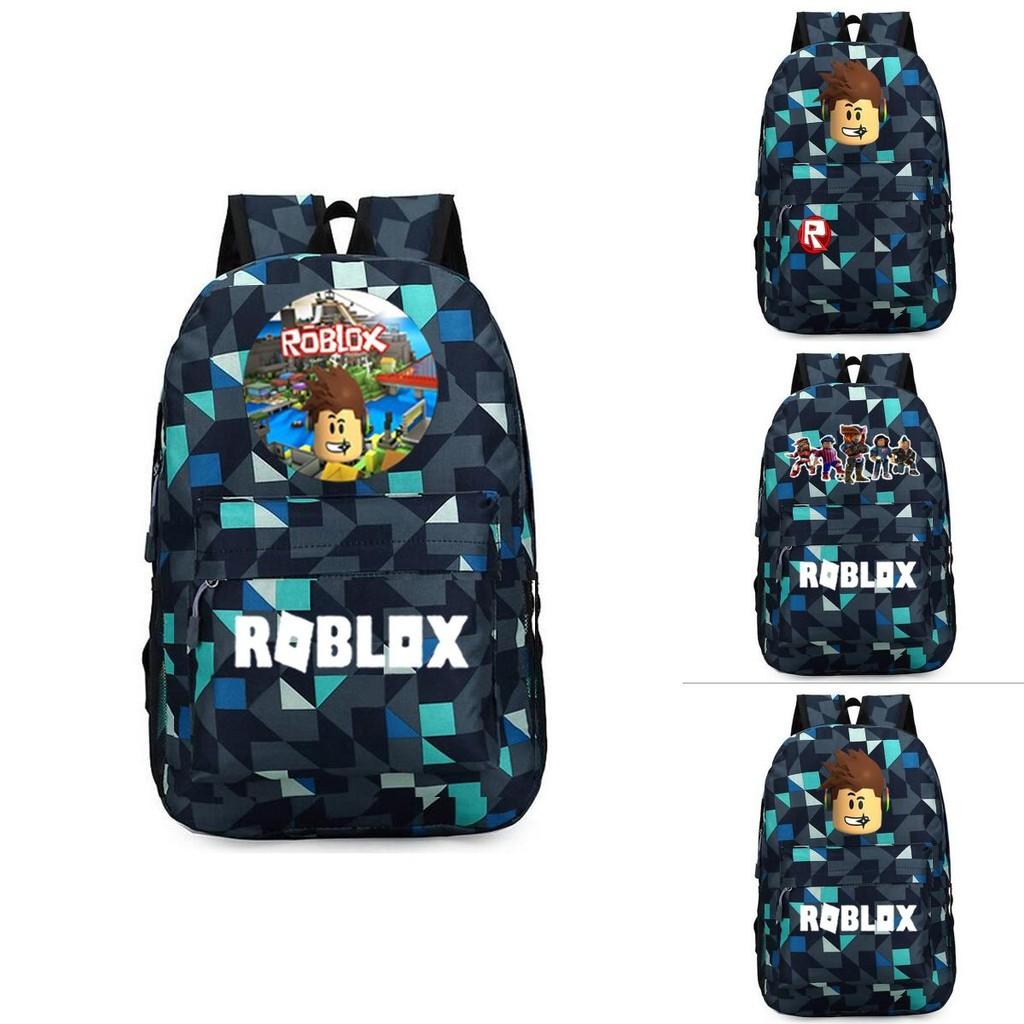 Стильный рюкзак Roblox для детей с ярким мультяшным рисунком и большим объемом