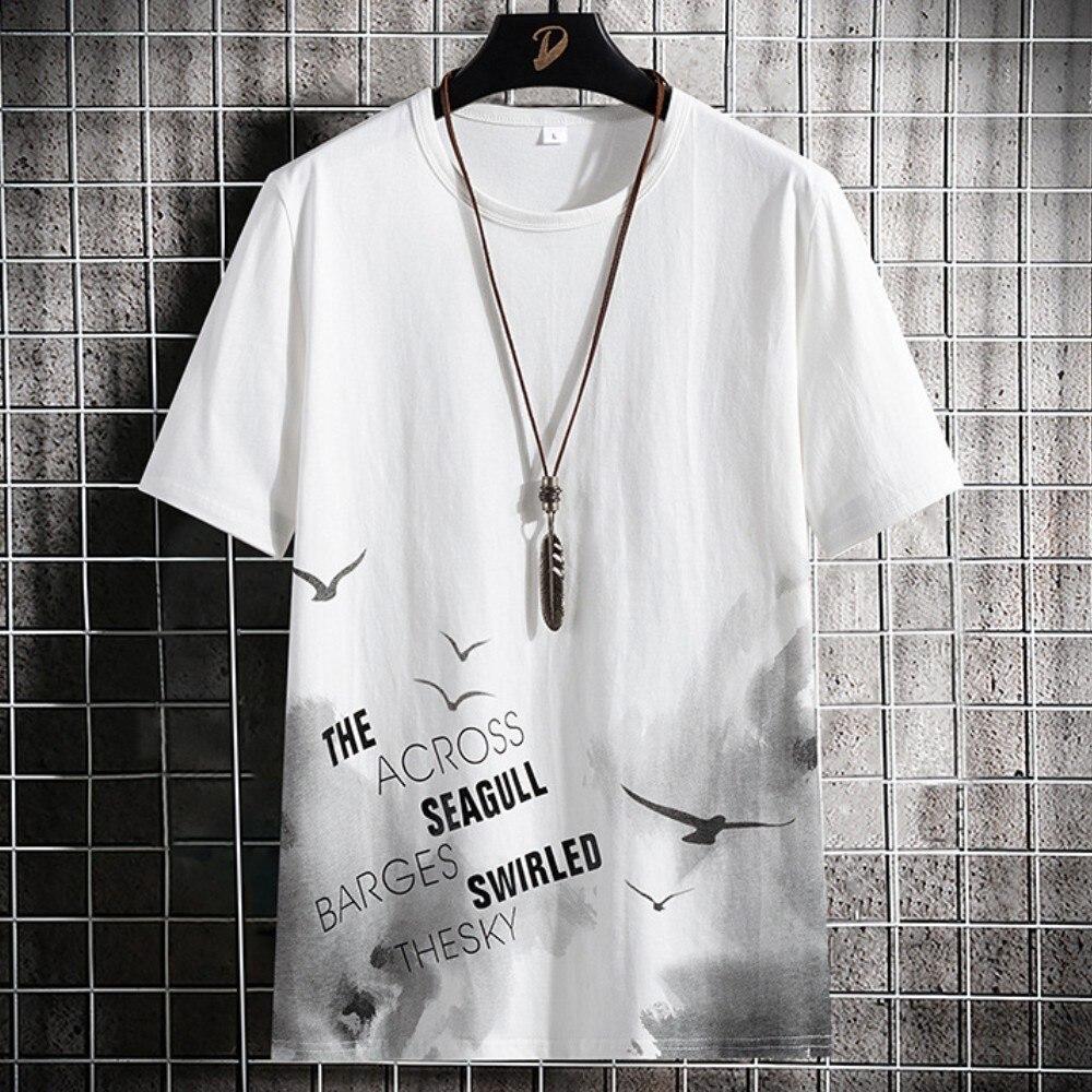 Мужская футболка с коротким рукавом и v-образным вырезом Fashion Personality