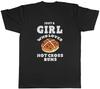 Just a Girl Unisexs TShirt Who Loves Hot Cross Buns Unisex Tee Gift