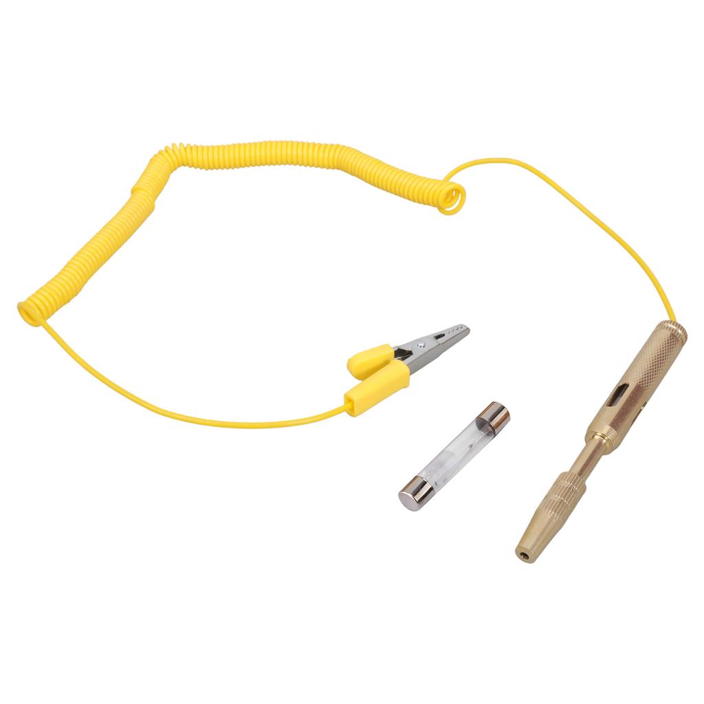 Сверхмощный автомобильный тестер цепи 6-24 В контрольная лампа с зажимом типа «крокодил» тестер напряжения цепи для автомобилей, мотоциклов