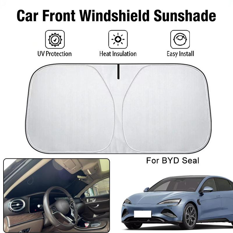 Foldable Car Windshield Sun Shade UV Block Heat Insulation For BYD Seal Interior Protection Accessories