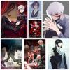Классические аниме-постеры Tokyo Ghoul Белая бумага Аниме-постер Эстетические принты Прозрачная современная художественная живопись Бар Домашнее украшение Настенный декор
