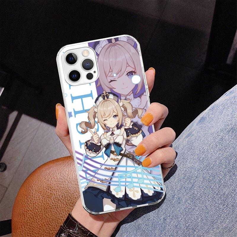 Чехол для телефона Genshin Impact Аниме Для iPhone 17 Air 16 Pro Max 16E 15 + 14 Plus 11 12 13 Mini 7 8 SE Подарок Печатная Крышка Fundas 17 Ai