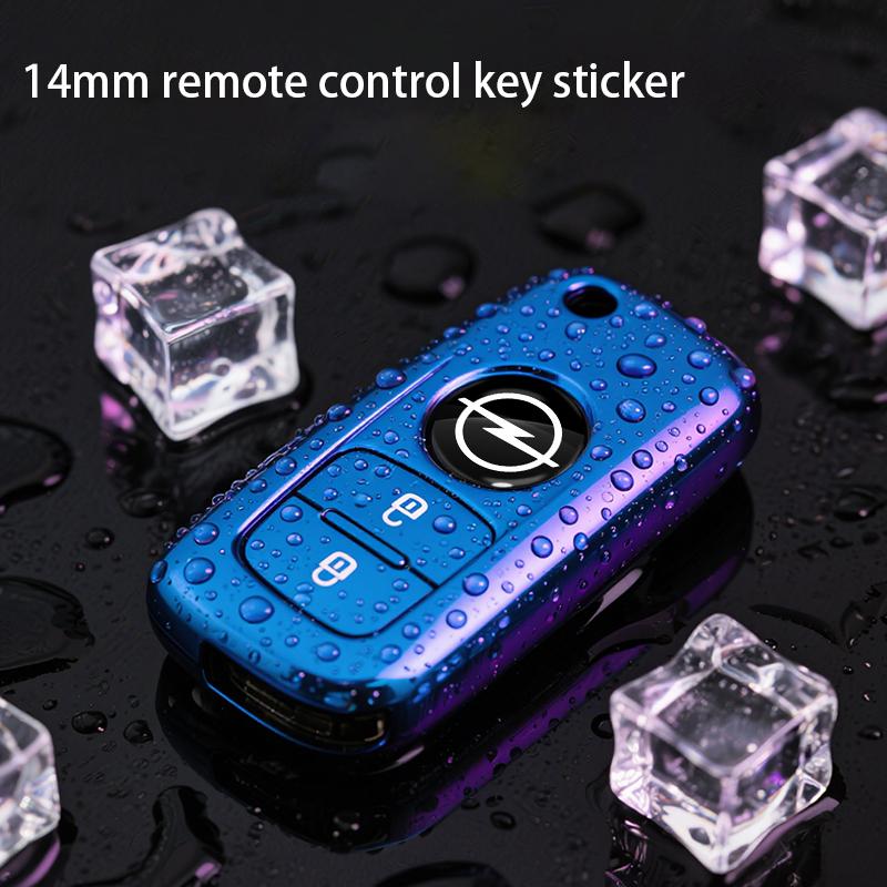 14 мм Специальные наклейки-значки для брелоков автомобильного пульта управления Для Opel Astra j Insignia Astra g Corsa Zafira b Mokka Vivaro Meriva