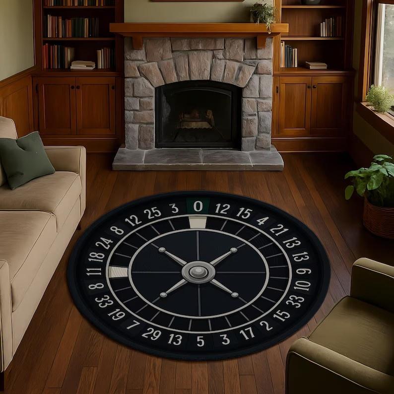Ковер Дартс Круглый Классический Компас Ковер Дартс Ковер для Украшения Дартс Ковер для Гостиной Спальни Игровой Комнаты
