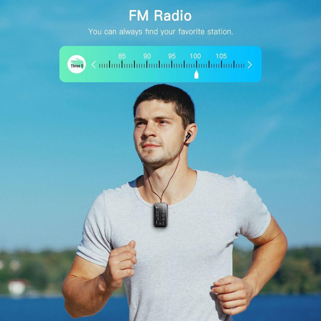 Мини MP3-плеер Bluetooth, электронная книга и диктофон с динамиком и FM-радио