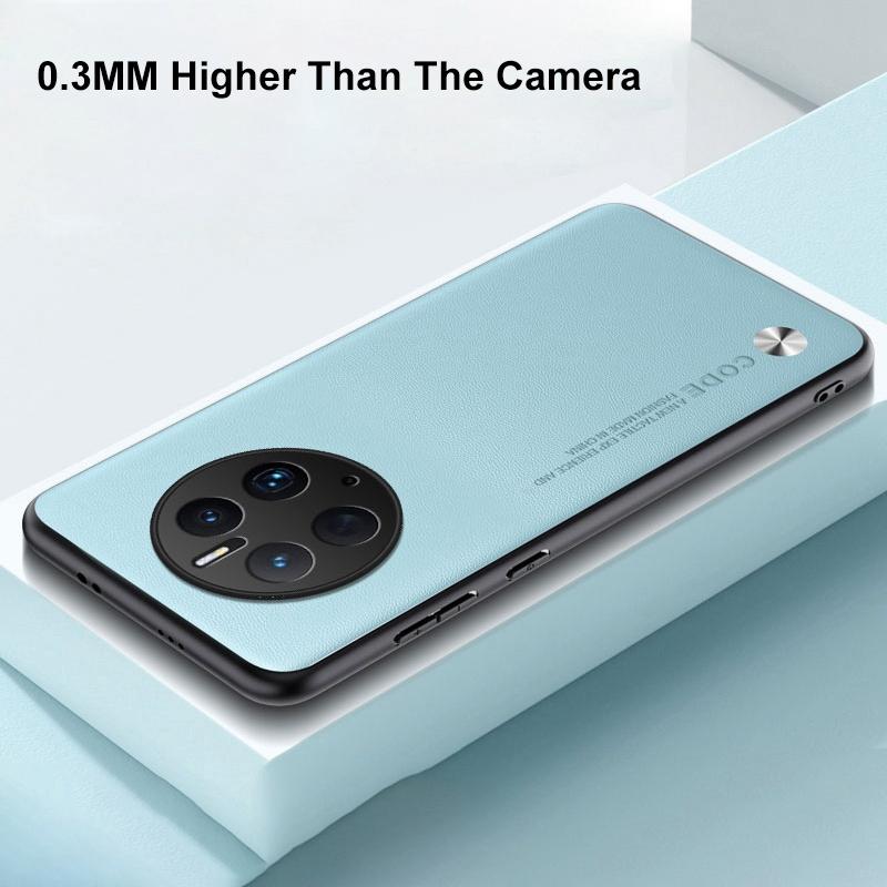 Роскошный чехол из искусственной кожи для Huawei Mate 50 Pro 50Pro, задняя крышка, матовый силиконовый чехол для телефона с полной защитой для Huawei Mate50 Pro
