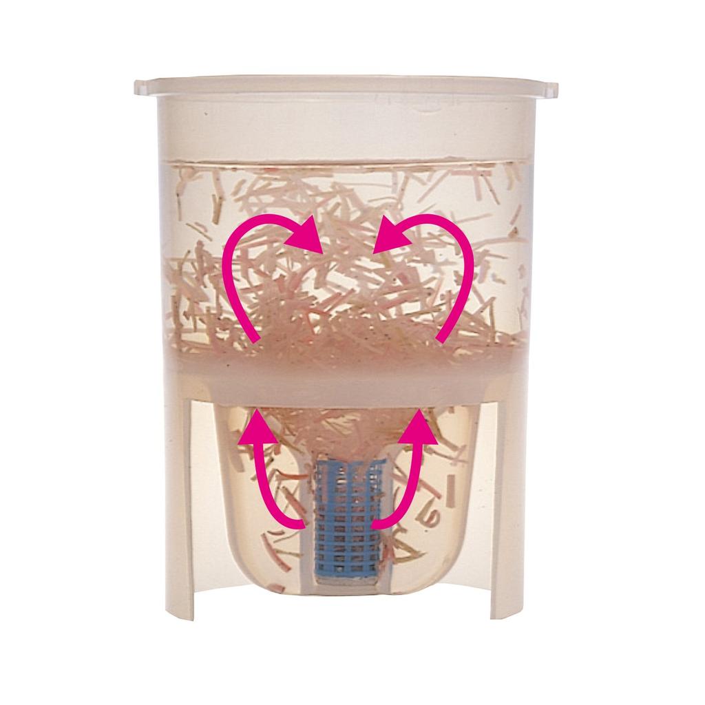 Ведро-присоска Daiichi Seiko Bait Bucket с крышкой, большое, 11021, белое