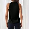 Women's Fashion Solid Color V Neck Sleeveless Pullovers Vest Top