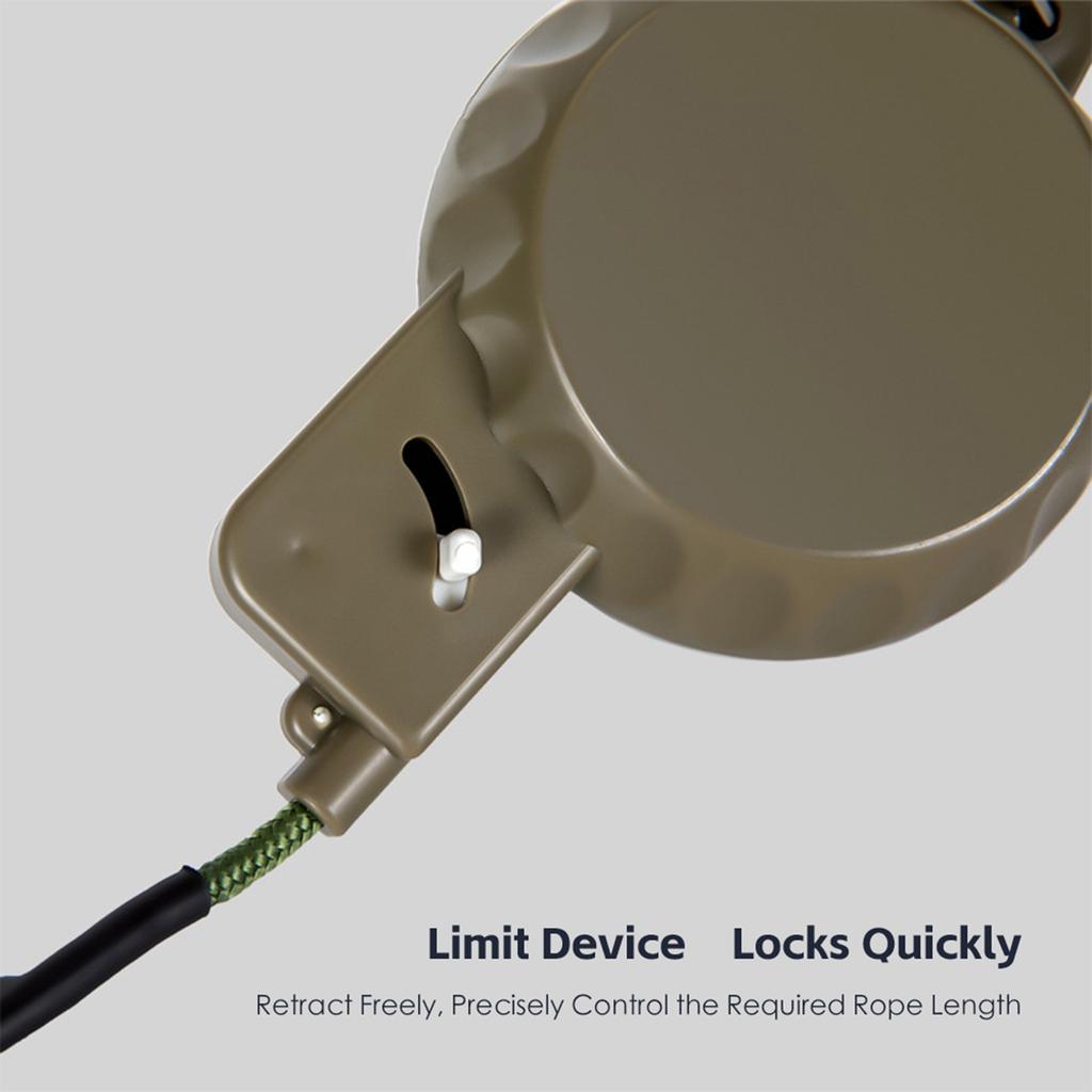 8M Telescopic Clothesline Outdoor Windproof Clothesline Adjustable Box Type Rope