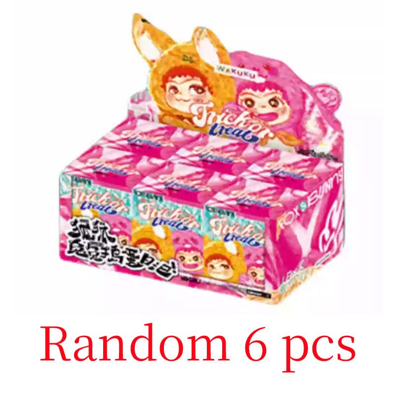 Вакуку Пушистый Трендовый Веселый Вечеринка Слепая Коробка Милая Фигурка Вакуку Мистическая Коробка Милая Кукла Брелок для Сумки Кукла-Сюрприз Подарки Игрушки