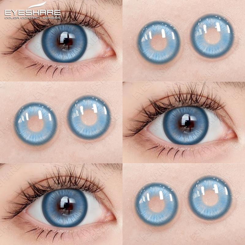 Eyeshare Косплей Цветные контактные линзы для глаз Хэллоуин Сумасшедшие цветные линзы Косметика Красота Ученик Годовое использование