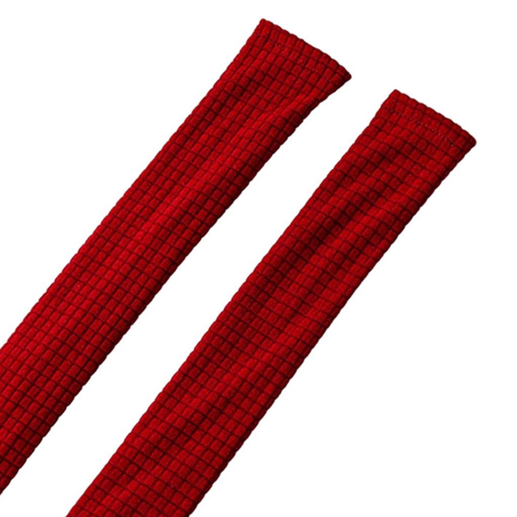 2/комплект чехлов на подлокотники офисных кресел из полиэстера с застежкой-молнией, удобные съемные чехлы на подлокотники длиной 17,72 дюйма