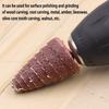 Power Tool-1PC 6MM Shank 80 Grit Tapered Cone Grinding Head Sandpaper Flap Wheels Polishing