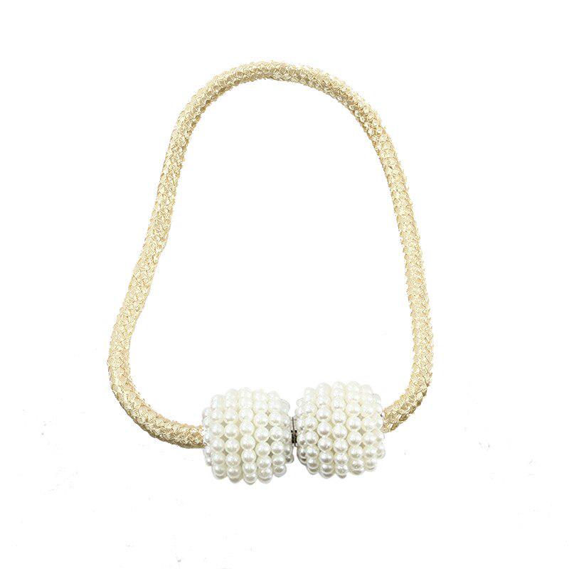 Pearl Magnet Curtains Buckles Modern Window Curtains Magnetic Tieback Holder Clips Holdbacks Curtain Strap Accessories