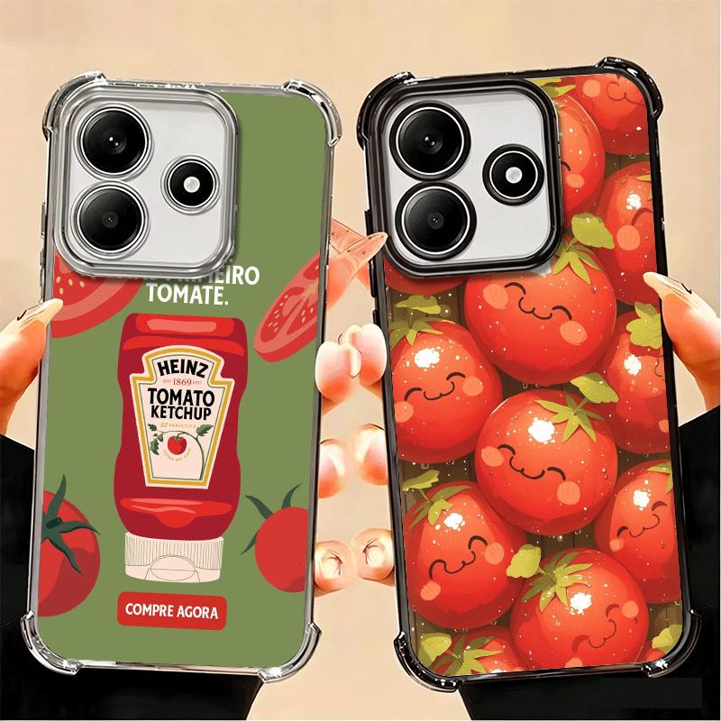 Чехол для телефона из мягкого силикона с рисунком ягненка Heinz Tomato Ketchup для Xiaomi Poco X7 X8 Pro Max X6 X5 X3 F8 Ultra F7 M8 M7 M5S Redmi 15C 15A 15 14C 13C