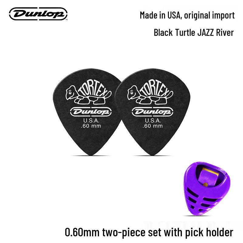 Six-Pack Dunlop Jazz3 Small Frosted Turtle Wood Guitar Picks