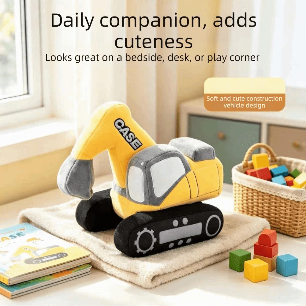 Cushion Machine Plush Pillow Hug Pillows Stuffed Excavator Excavator Plush Toys Birthday Gifts