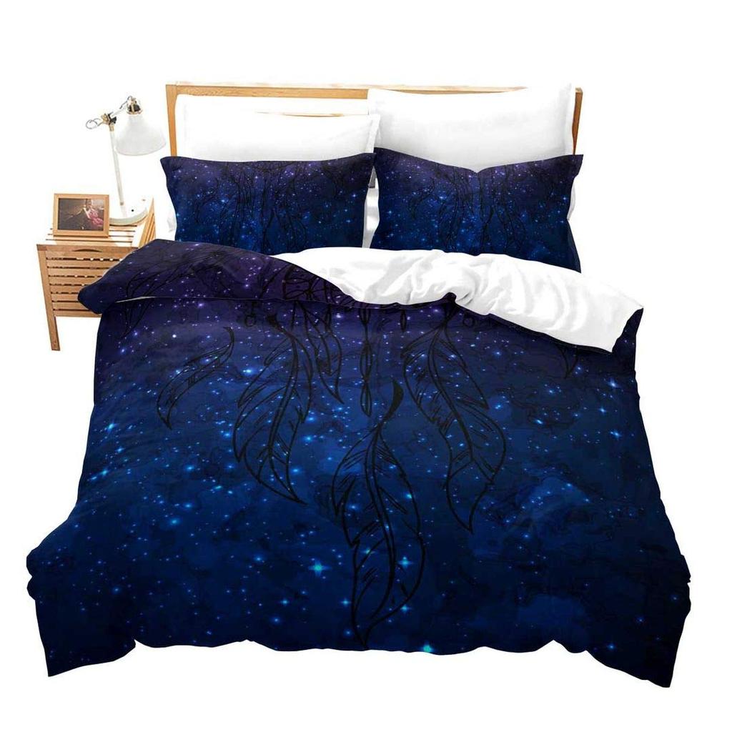 Cartoon Dreamcatcher Duvet Cover Collection Single King Feather Bedding Collection Microfiber Bohemian Comforter Cover For Girls Women Room