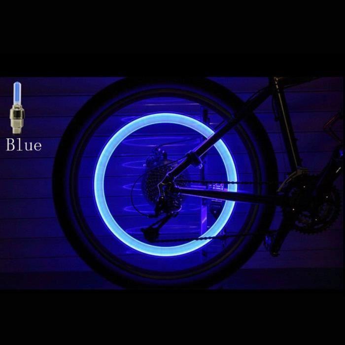 Bicycle Valve Cap - WGHY - LED LIGHT - 2 Pieces - Color Blue - Mixed