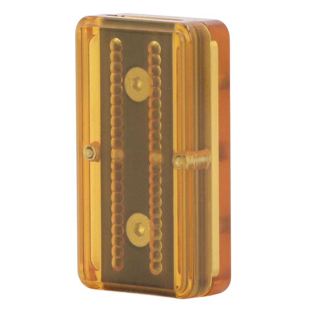 Amber Transparent PEI Slider Toy Stress Relief Decompression Double Track Amber Slider Push Toy