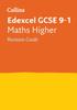 The Edexcel GCSE 9-1 Maths Higher Revision Guide : Ideal for the 2024 and 2025 Exams Book