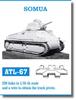 Friul Model Metal Movable Track Series SOMUA Пластиковые детали для моделей 1/35 ATL-067